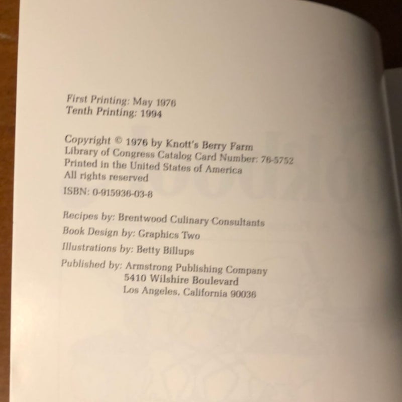 Knott's Berry Farm Cookbook