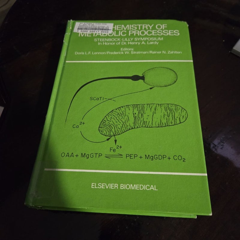 Biochemistry of Metabolic Processes