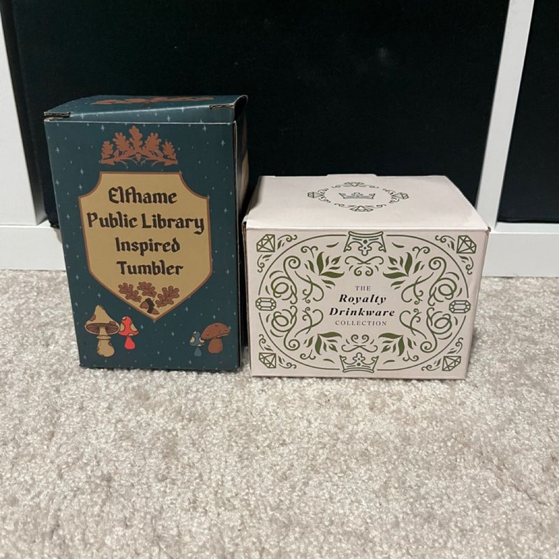 The Folk of the Air/Cruel Prince inspired tumbler and mug (Bookish Box and Owlcrate)