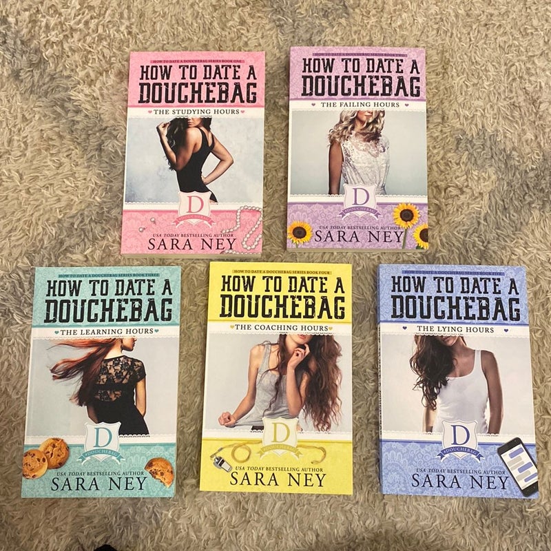 How to Date a Douchebag Books 1-5 (All Signed)