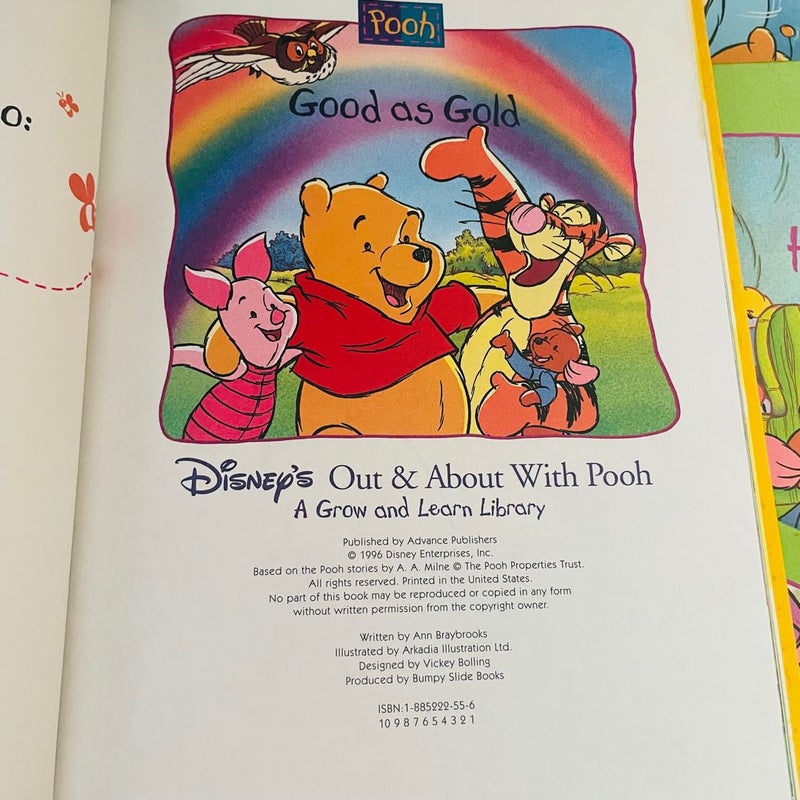 Disney’s Out & About With Pooh Bundle-Lot of 9; Volumes 1, 2, 4, 5, 6, 8, 9, 11, 16