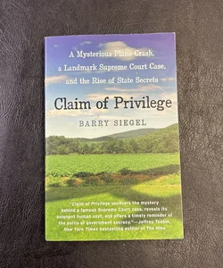 Claim of Privilege