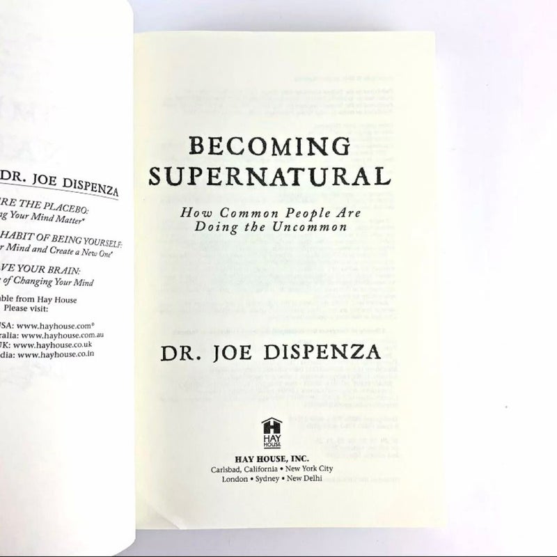 Becoming Supernatural