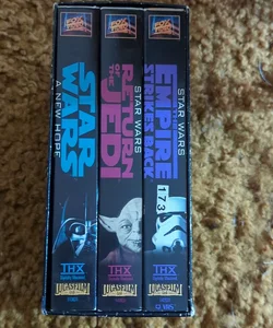 Star Wars, Return of The Empire, Return of The Jedi VHS Tapes