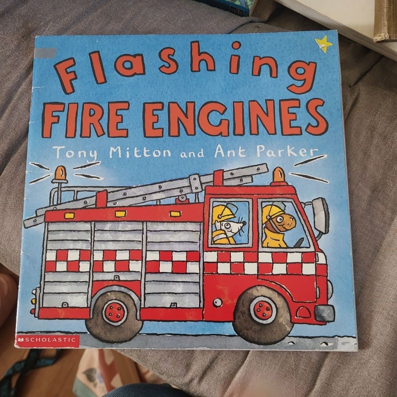 Flashing Fire Engines