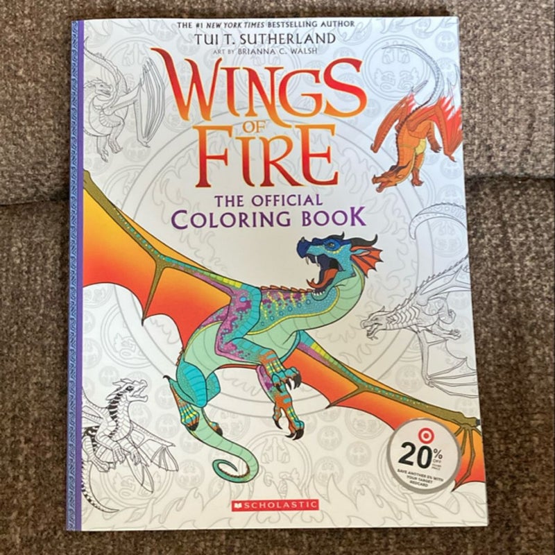 Official Wings of Fire Coloring Book by Tui T. Sutherland