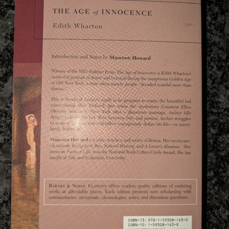 The Age of Innocence (Barnes and Noble Classics Series)