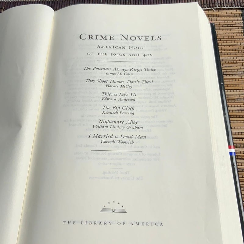 Crime Novels: American Noir of the 1930s And 40s (LOA #94)