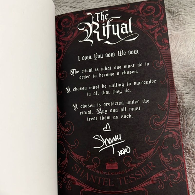 The Ritual: a Dark College Romance - Signed special edition 