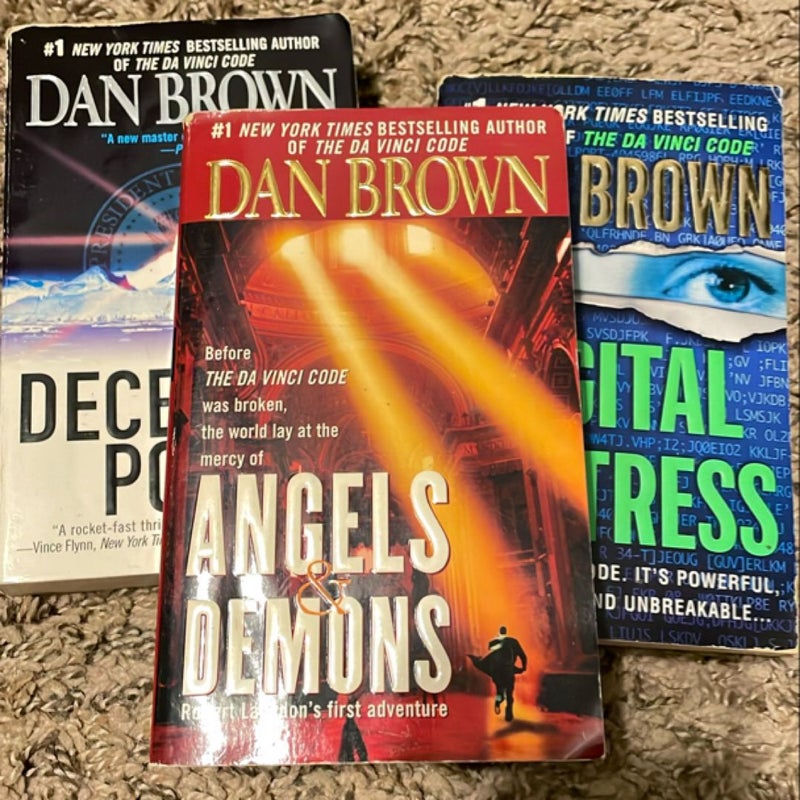 Dan Brown paperback collection