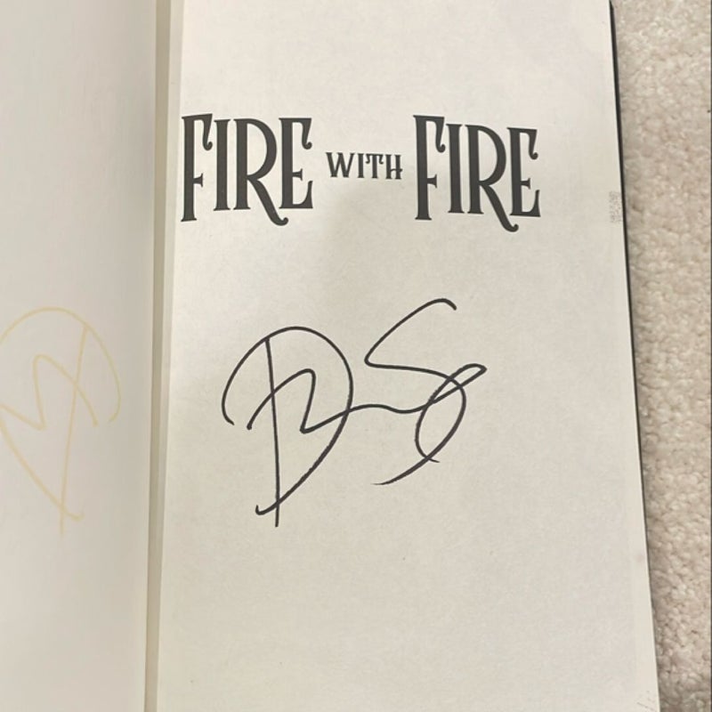 Fire with Fire (SIGNED WITH AUTHOR LETTER)