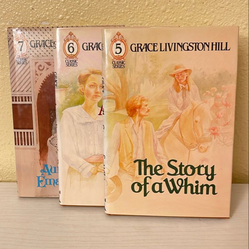 Bundle of 3 Grace Livingston Hill books