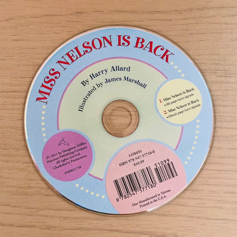 Miss Nelson Is Back-Book & CD