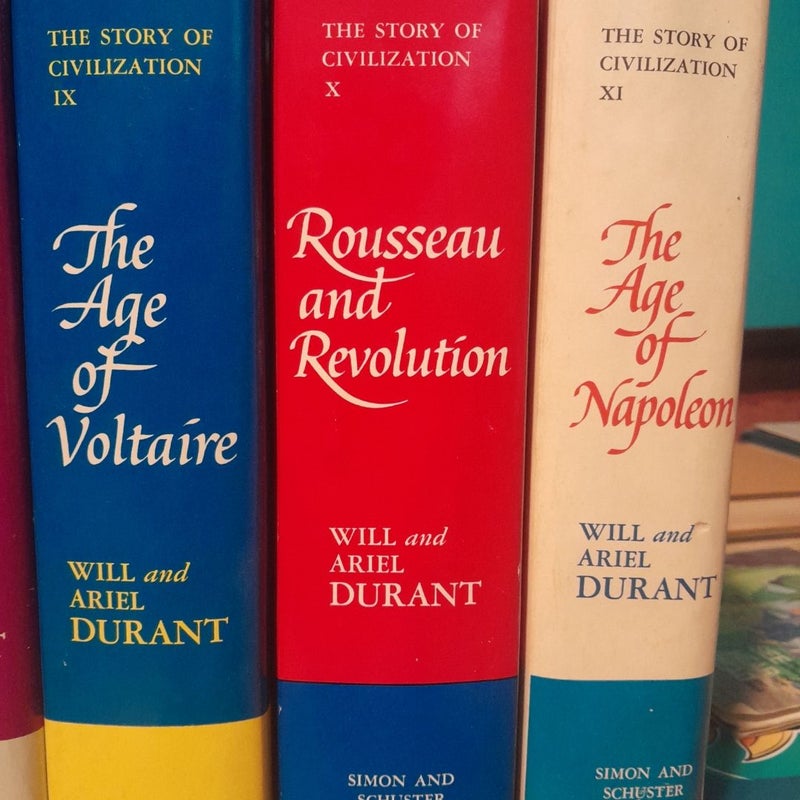 The Story of Civilization Complete Set of Will Durant History 