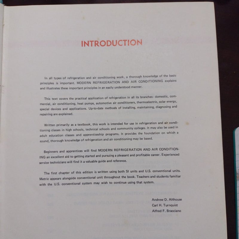 Modern Refrigeration and Air Conditioning Textbook 1979