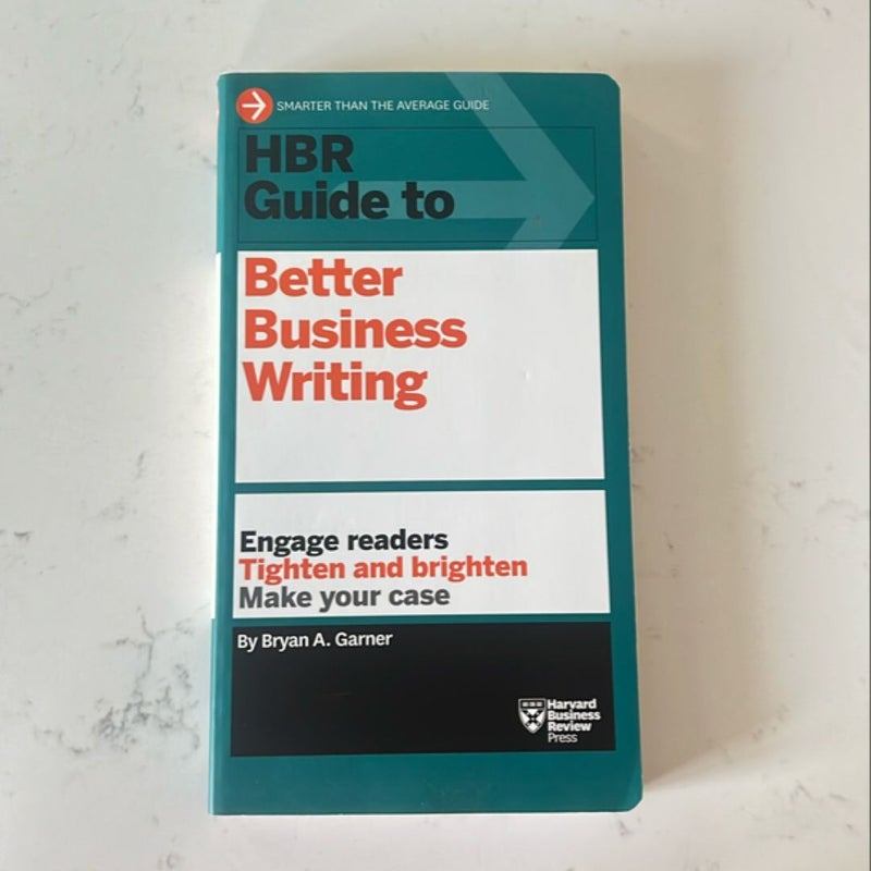 HBR Guide to Better Business Writing (HBR Guide Series)