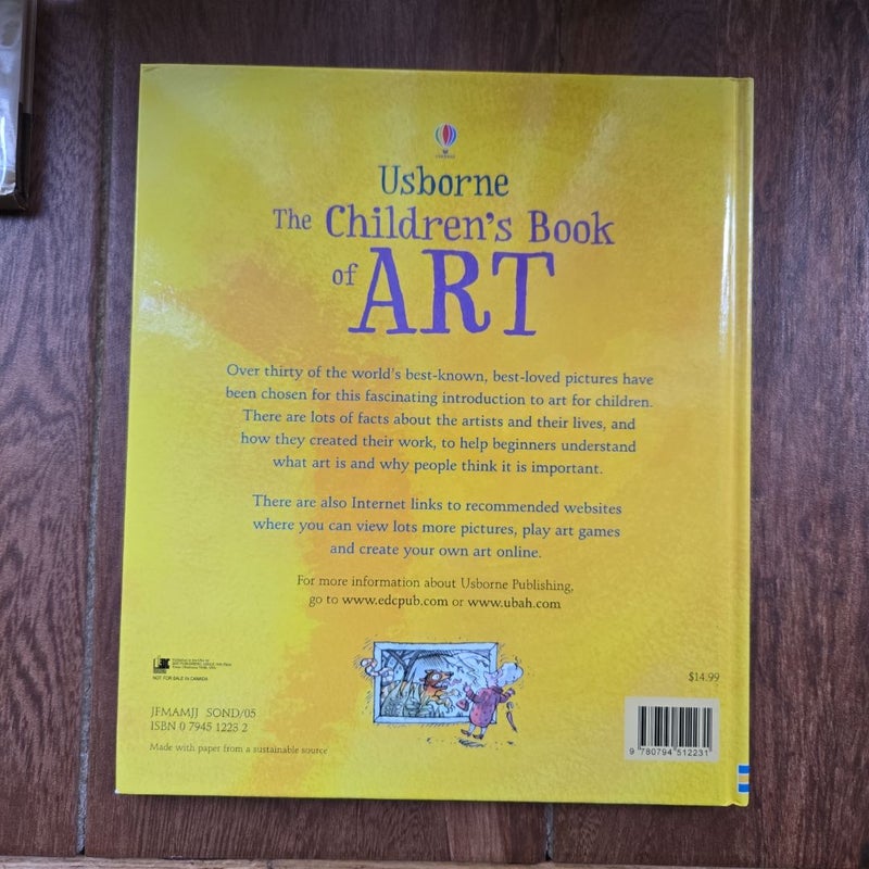 Usborne the Children's Book of Art