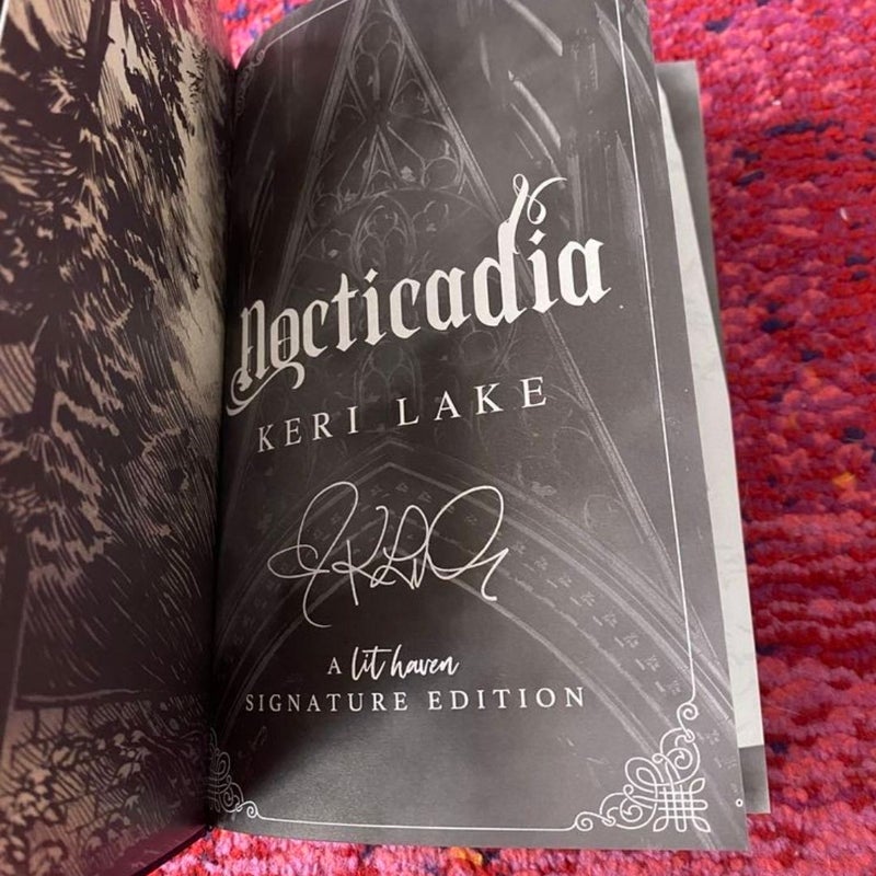 Nocticadia Lit Haven Signed Special Edition 