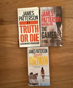 3 James Patterson Paperback Books