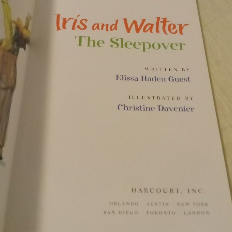 Iris and Walter: the Sleepover