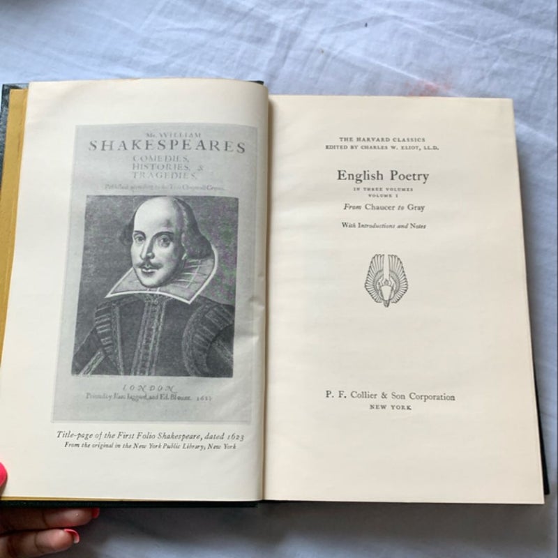 English Poetry Volume 1 (The Harvard Classics)