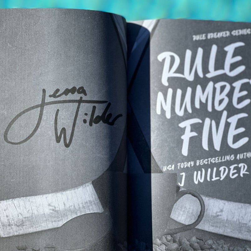 SIGNED by hand Special Edition RULE NIMBER FIVE