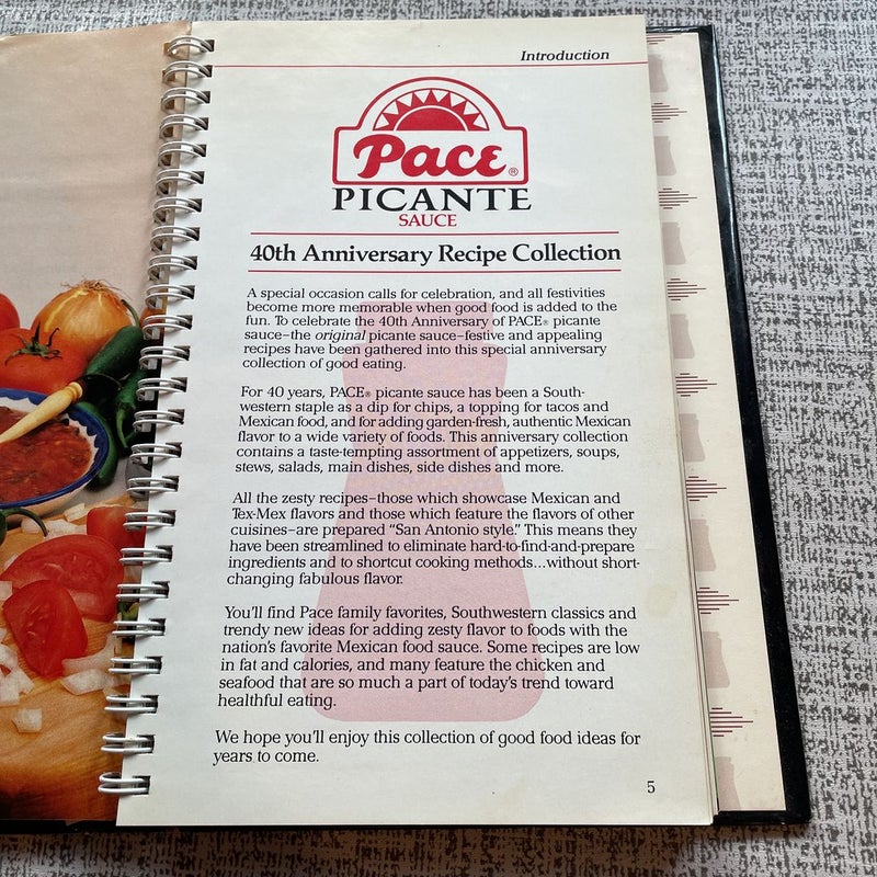 Pace Picante Sauce 40th Anniversary Recipe Collection 