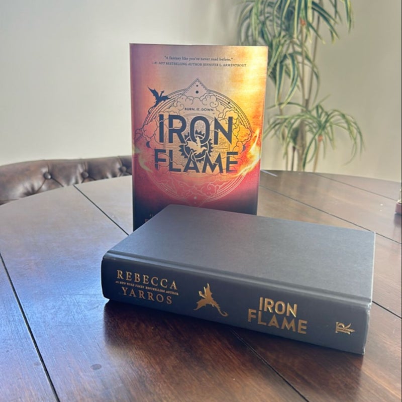 Iron Flame (Sprayed Edges)