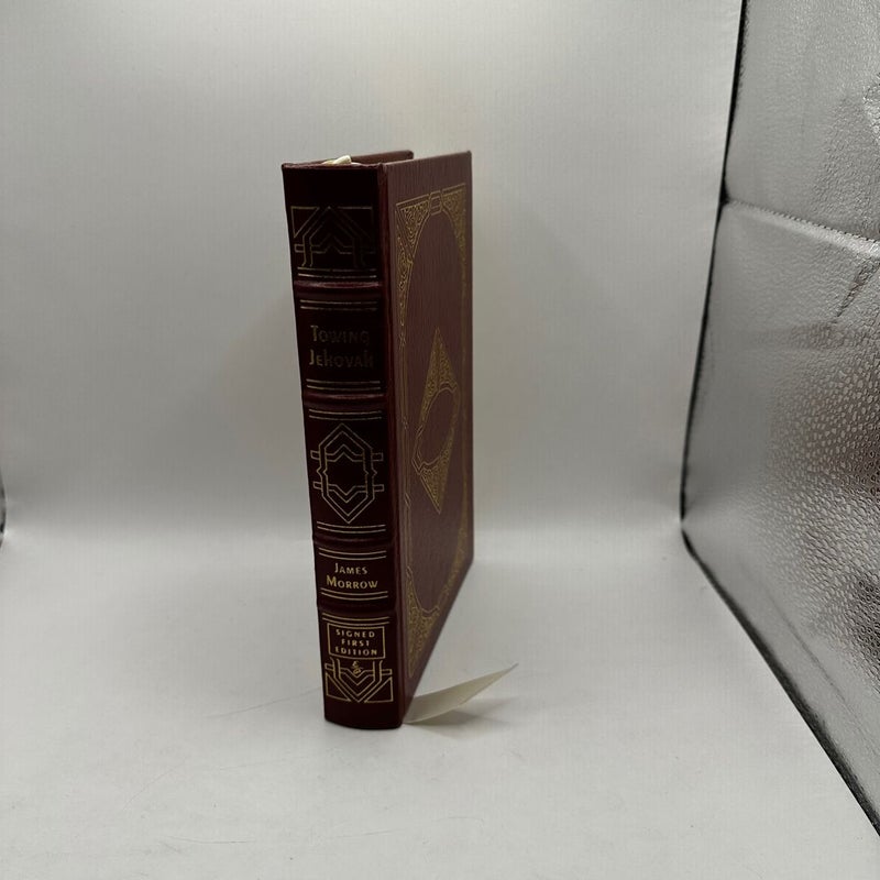  Towing Jehovah James Morrow (Easton Press 1994 Signed 1st Ed 1st print)