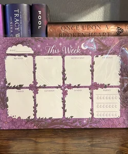 Illumicrate violet made of thorns weekly planner 