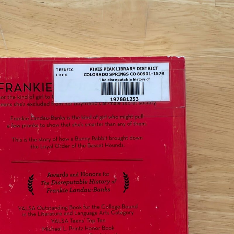 The Disreputable History of Frankie Landau-Banks