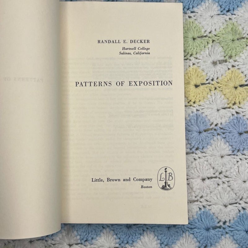 Patterns of Exposition 