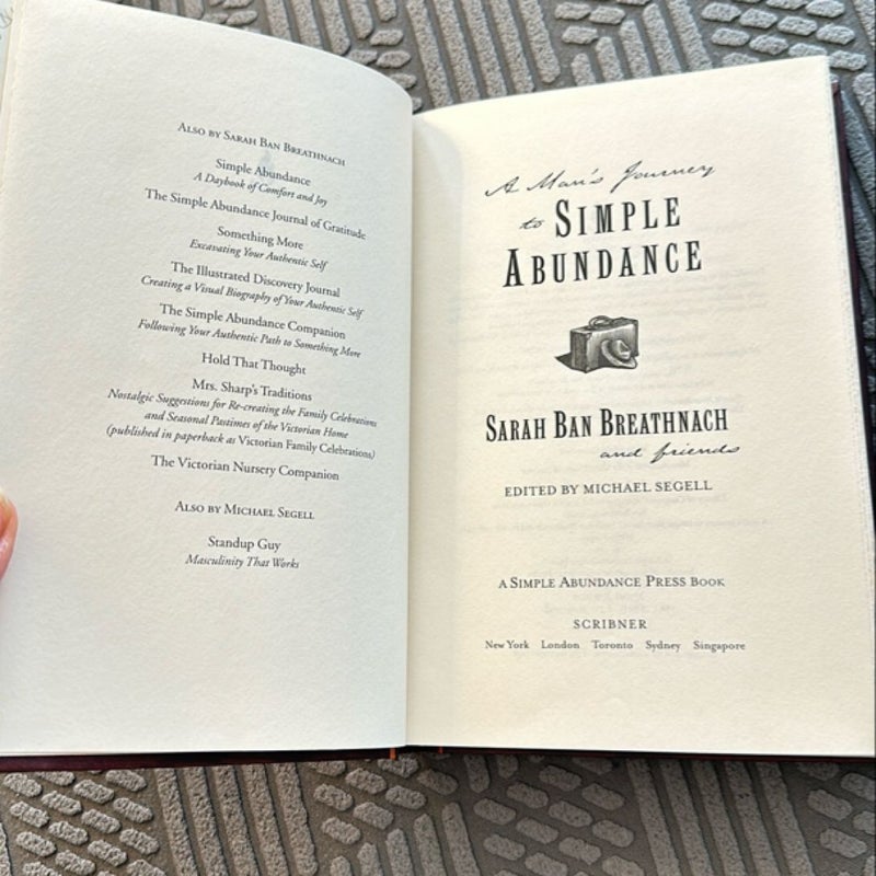 A Man's Journey to Simple Abundance