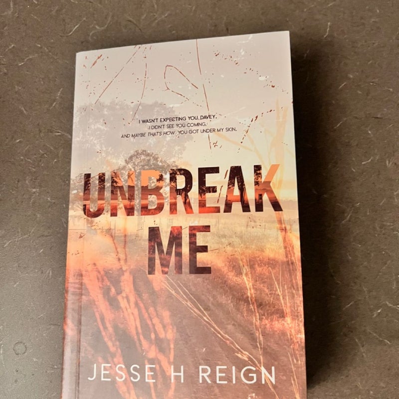 Unbreak Me (Signed) 