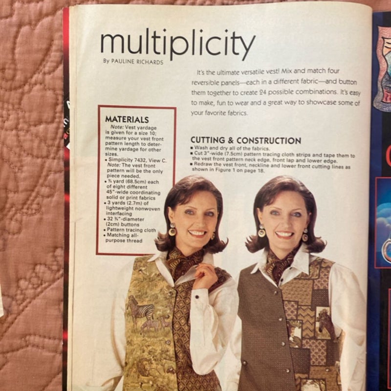 Sew News Magazine (November 1997)