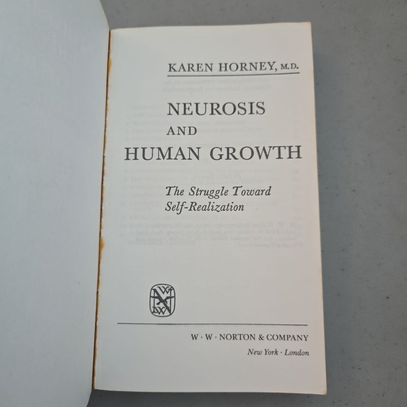 Neurosis and Human Growth