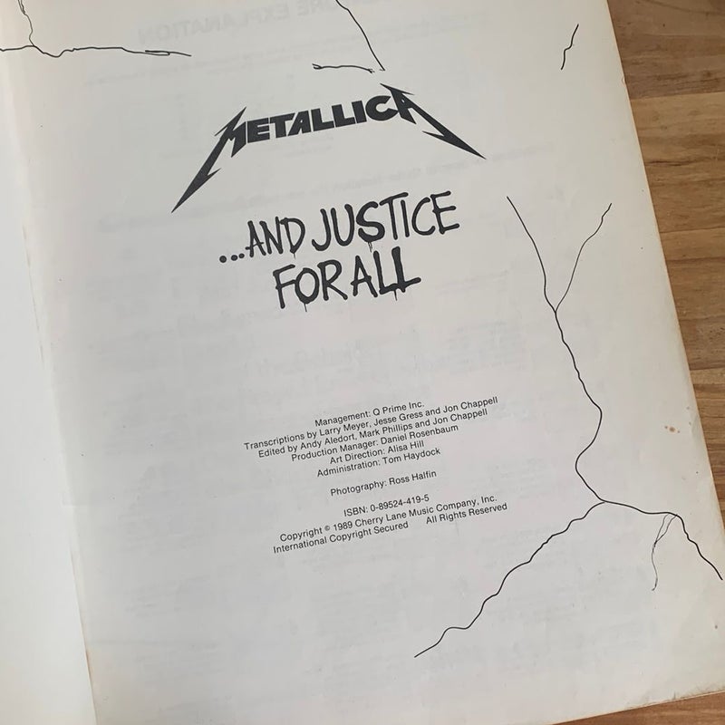 Metallica …And Justice For All 