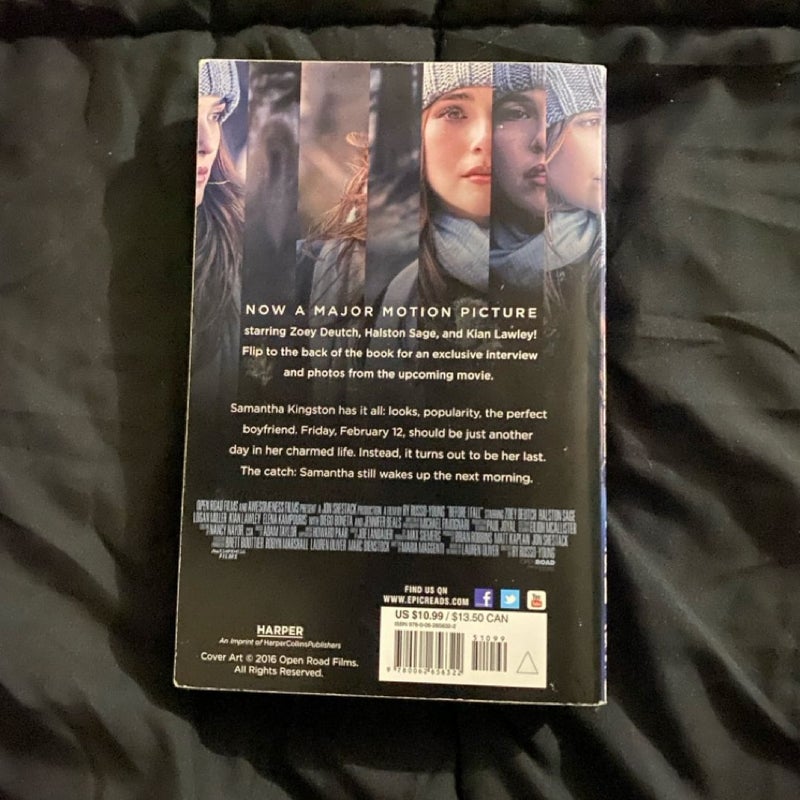 Before I Fall Movie Tie-In Edition