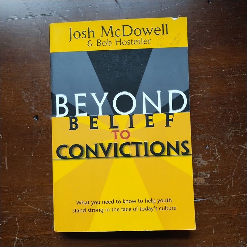 Beyond Belief to Convictions