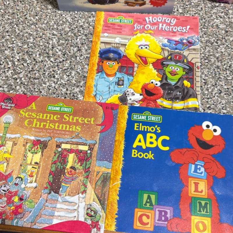 Sesame Street book lot of 3 
