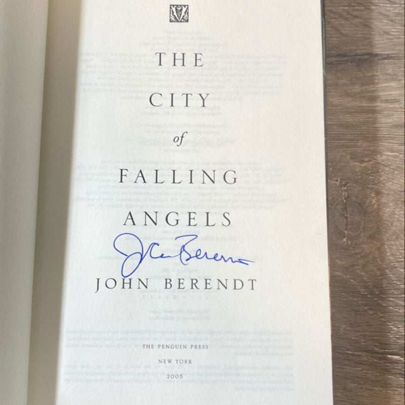 The City of Falling Angels- signed first edition