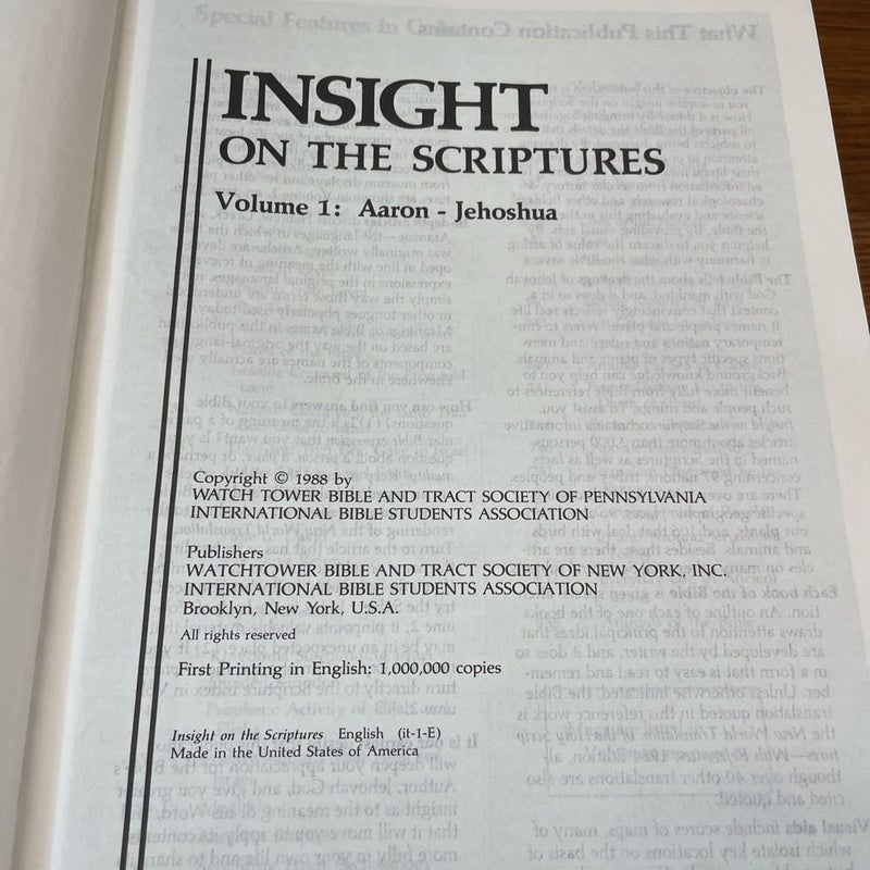 Insight on the Scriptures