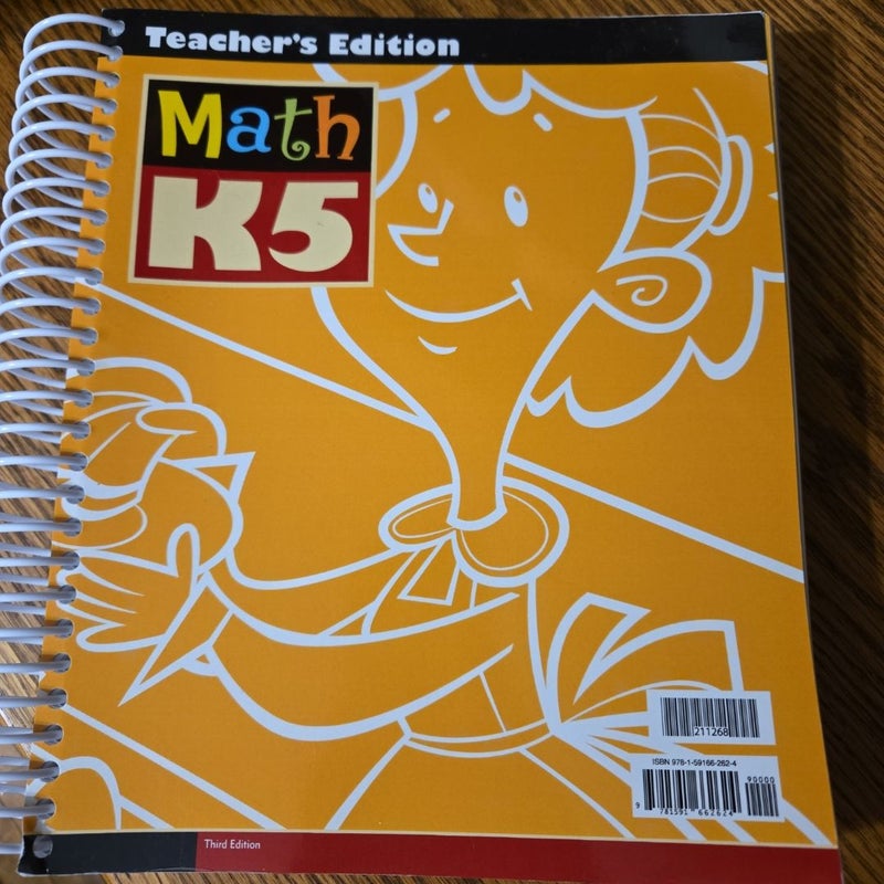 Math K5 Teacher's Edition (with manipulatives)