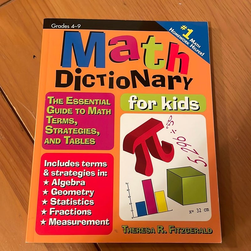 Math Dictionary for Kids