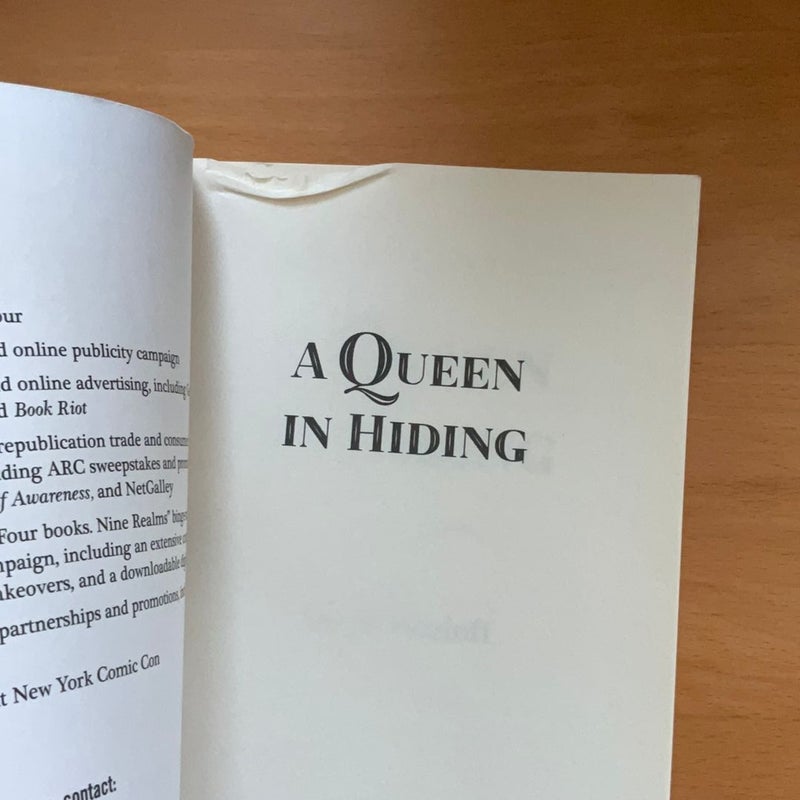 A Queen in Hiding (ARC)