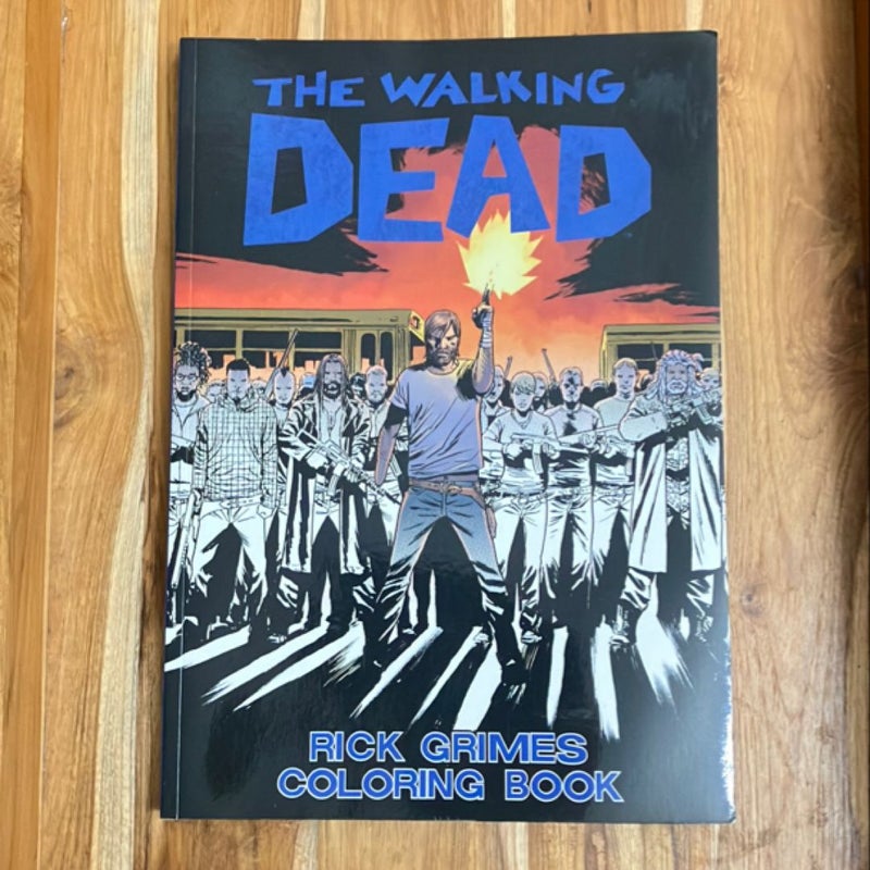 The Walking Dead: Rick Grimes Adult Coloring Book