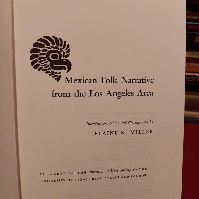 Mexican Folk Narrative from the Los Angeles Area