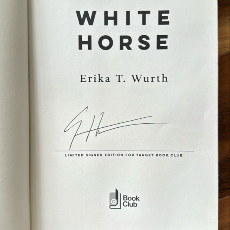 White Horse (signed copy)