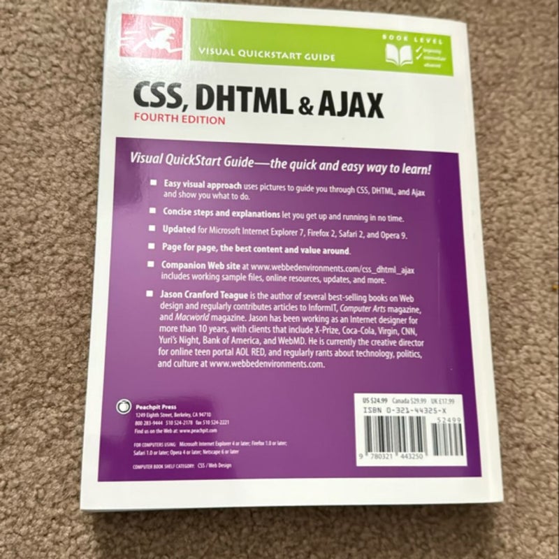 CSS, DHTML, and Ajax