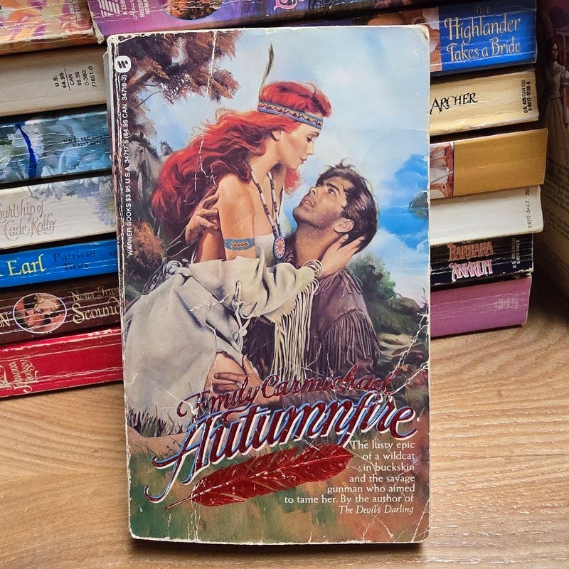 Autumnfire - CLINCH COVER- Warner Books Historical Romance